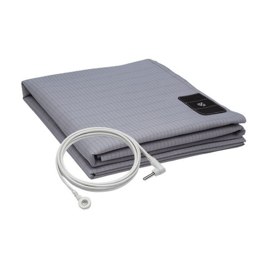 BareEarth Grounding Bed Sheets — 10% Silver Thread Organic Cotton Earthing Sheet image 3