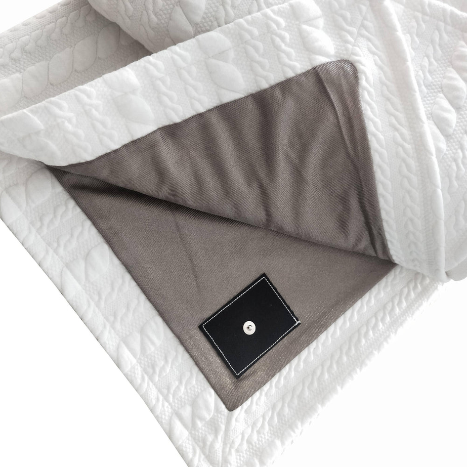 Grooni Grounding Blanket — 15% Silver Thread Organic Cotton Earthing Blanket image 5