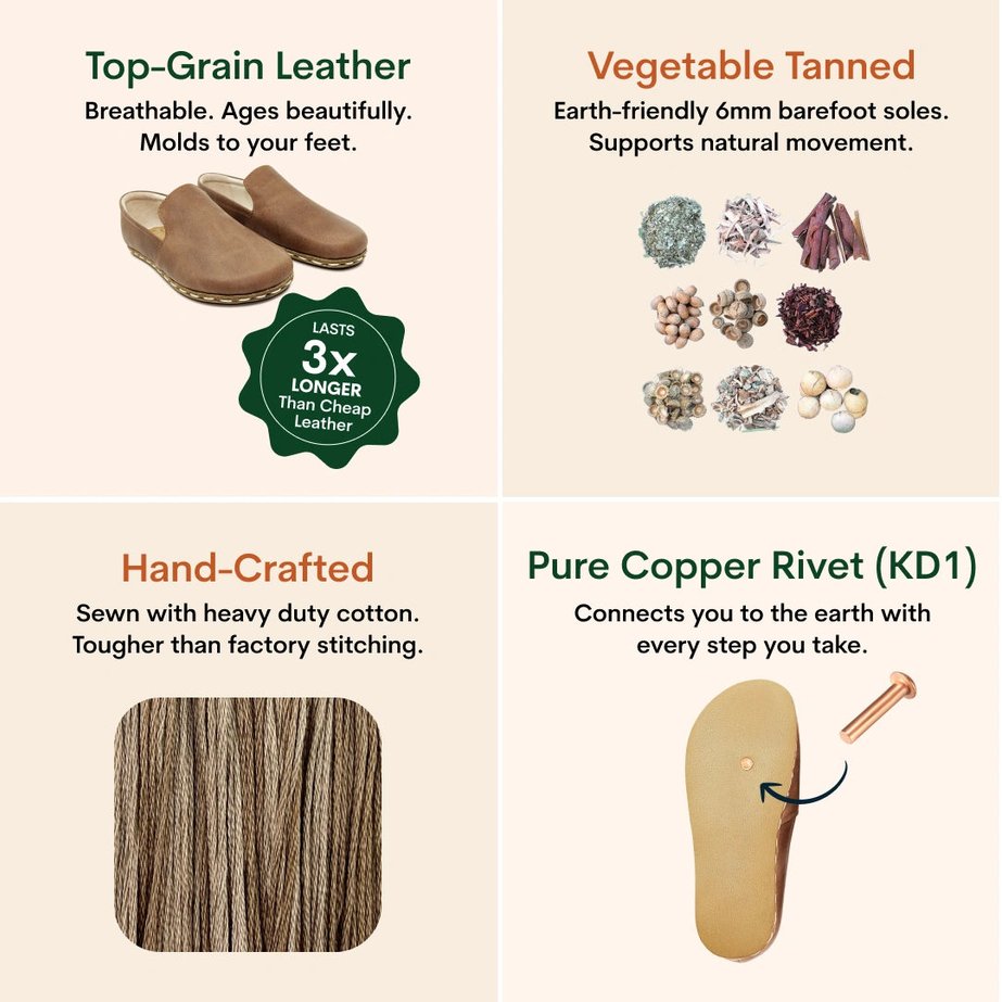Earthing Harmony Barefoot Slip-On Shoes for Women — Copper Rivet Grounding Footwear image 4