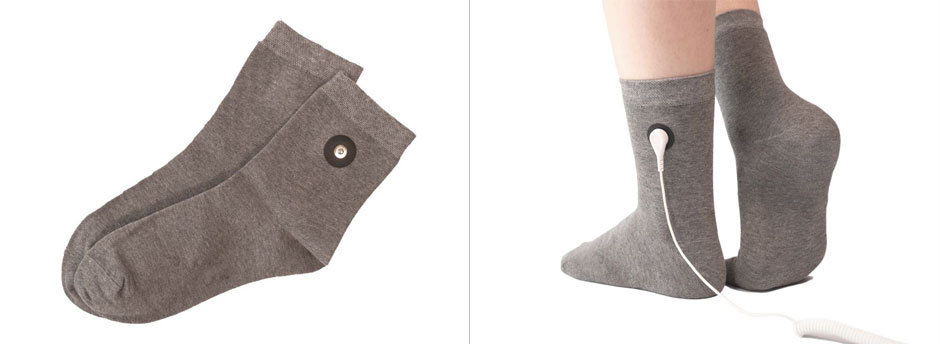Groundology Grounding Socks — 22% Silver Fibre Conductive Socks for Earthing image 3