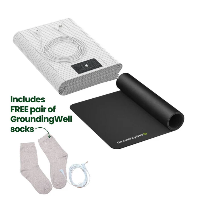 GroundingWell Bundle — Customisable Mat and Bedsheet Bundle With Free Socks and Shipping Insurance