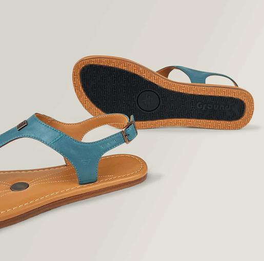 Groundz Women's Copper Sandals — Triple-Layer Grounding: Carbon Rubber + Copper Rivet + Silver Stitching, Zero-Drop image 4