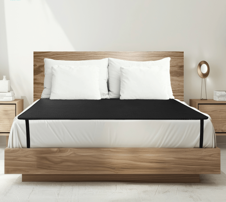 Grounding Company Premium Grounding Mattress Cover — Carbon-Infused Leatherette, Half and Full Size