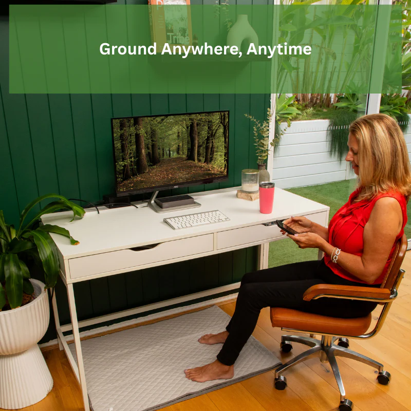 Greener Grounding Complete Grounding Kit — 35% Silver 65% Bamboo Mat, Multimeter Included, 190 × 70cm image 3