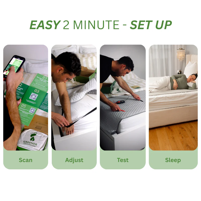 Greener Grounding Complete Grounding Kit — 35% Silver 65% Bamboo Mat, Multimeter Included, 190 × 70cm image 4