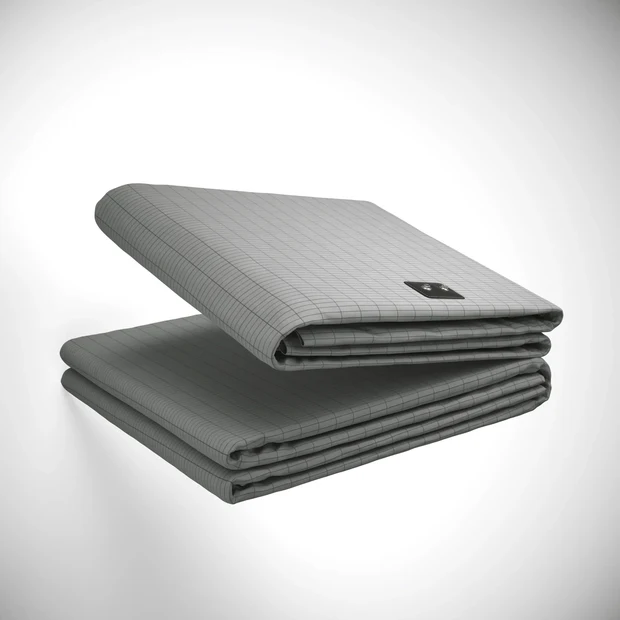 Grounding Official Grounding™ Bedsheet — 95% Organic Cotton, 5% Silver, Universal Width, Free Mat Included image 2